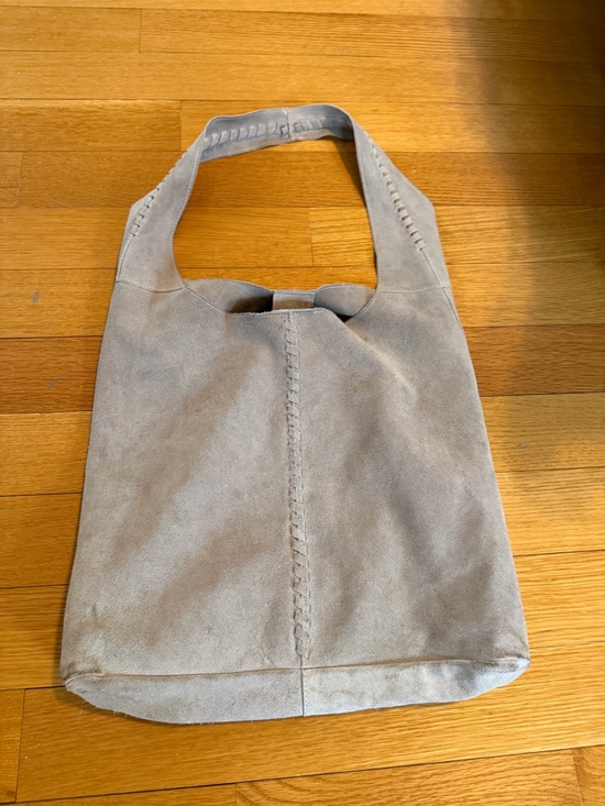 Handbags - Haute Hippie Festival Suede Tote Bag in Light Taupe - Everyday Shoulder Bag